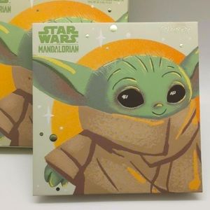Colourpop Mandalorian Star Wars The Child eyeshadow pallet earth tones glitter